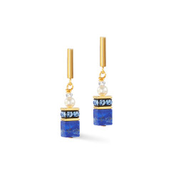 Kolczyki stalowe Coeur de Lion z kostkami GeoCUBE i perełkami Swarovski 5086210716