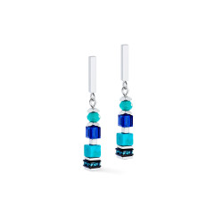 Kolczyki stalowe Coeur de Lion z kamieniami i kryształkami Swarovski 3046210607
