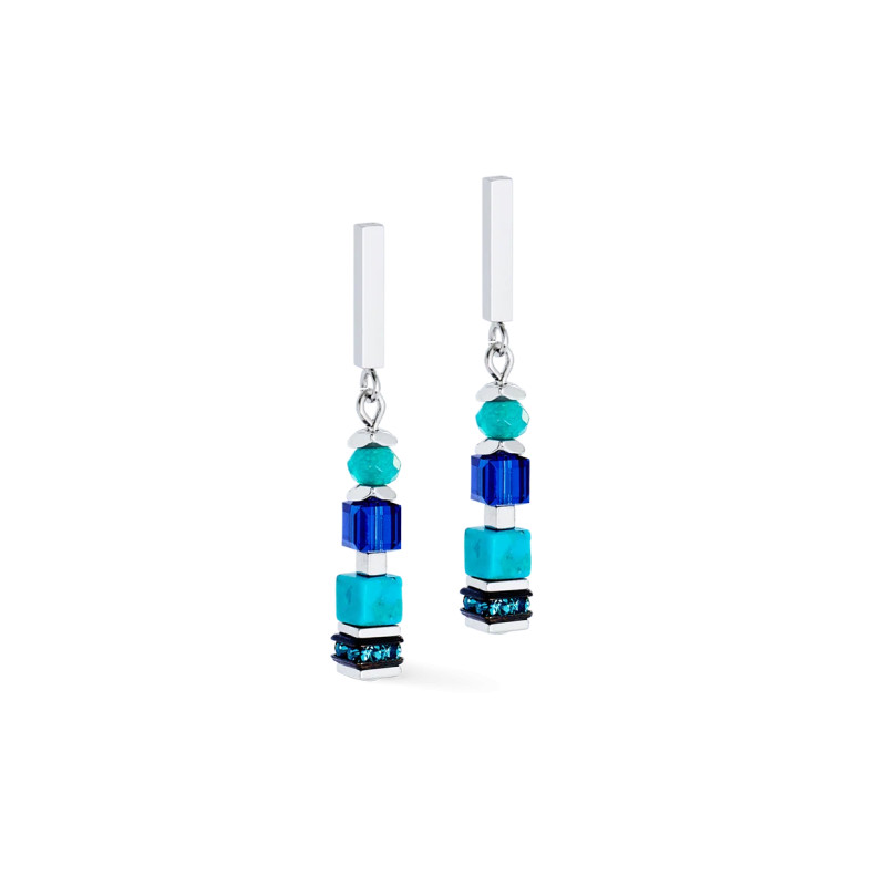 Kolczyki stalowe Coeur de Lion z kamieniami i kryształkami Swarovski 3046210607