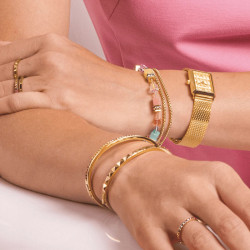 Bransoletka stalowa Coeur de Lion Multicolour z kryształami Swarovski 2838301584