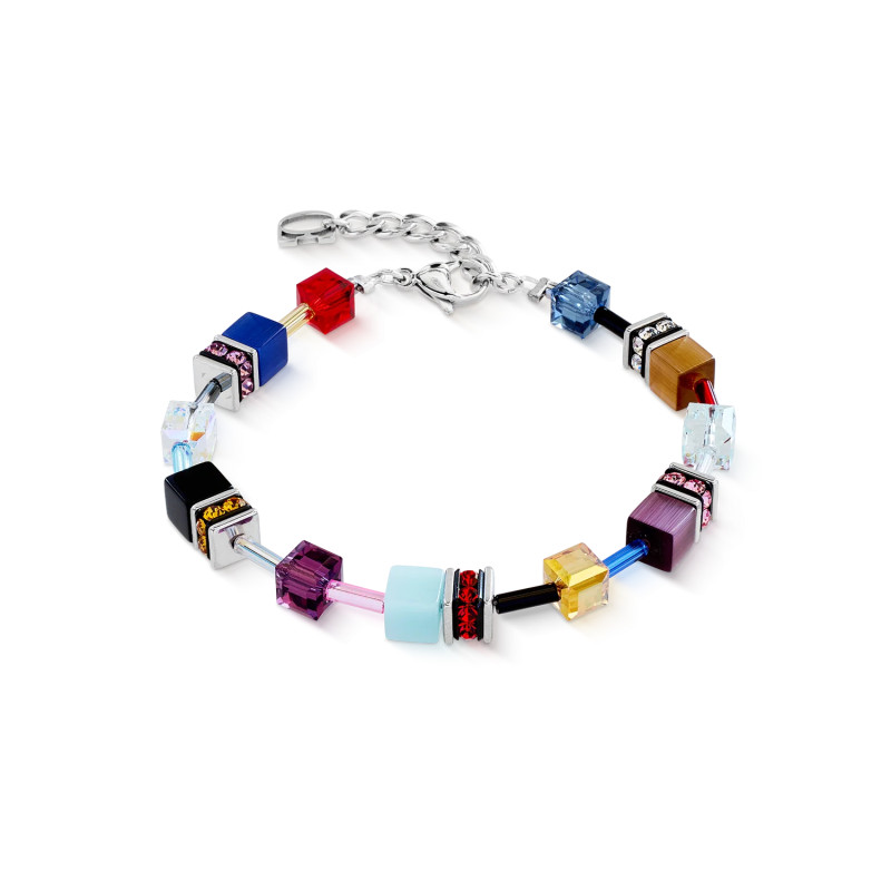 Bransoletka stalowa Coeur de Lion Multicolour z kryształami Swarovski 2838301592