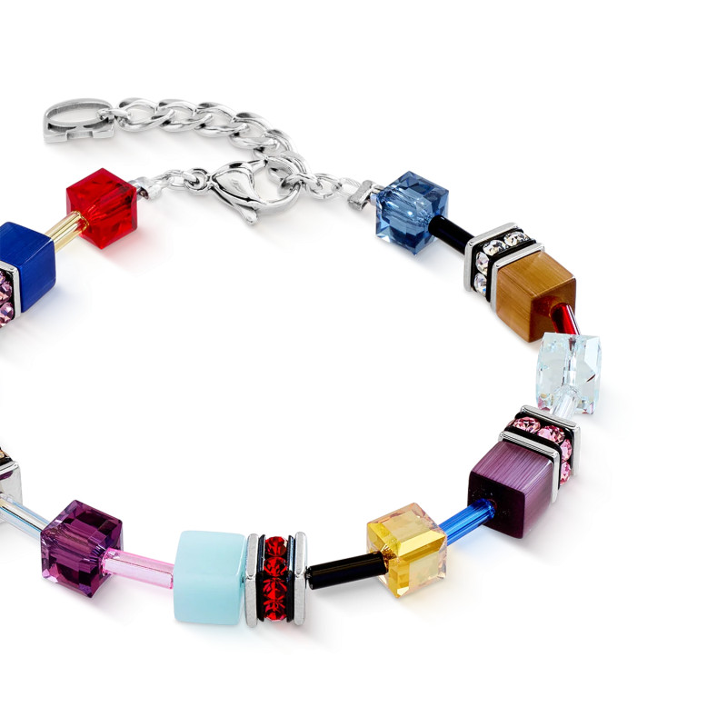 Bransoletka stalowa Coeur de Lion Multicolour z kryształami Swarovski 2838301592