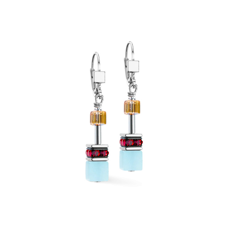 Kolczyki stalowe Coeur de Lion Multicolour z kryształami Swarovski 2838201592
