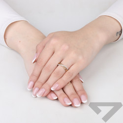 Pierścionek VENEZIA Magic z diamentami 0,06 ct, złoto 585