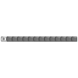 Bransoleta NOMINATION baza 14 elementów z logo NN 530301 SI 002 Black Stal