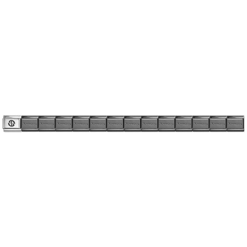 Bransoleta NOMINATION baza 14 elementów z logo NN 530301 SI 002 Black Stal
