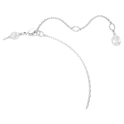 Naszyjnik Swarovski Constella, szlif okrągły, biały, powłoka z rodu