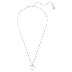 Naszyjnik Swarovski Constella, szlif okrągły, biały, powłoka z rodu