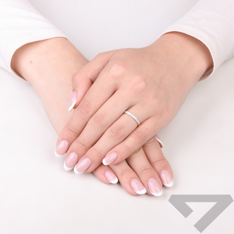 Pierścionek LINE 2r-0,14ct AS BHE26006 Au 585 BRYL