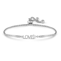 Bransoletka damska Nomiantion MILLELUCI Love 028022 001-stal