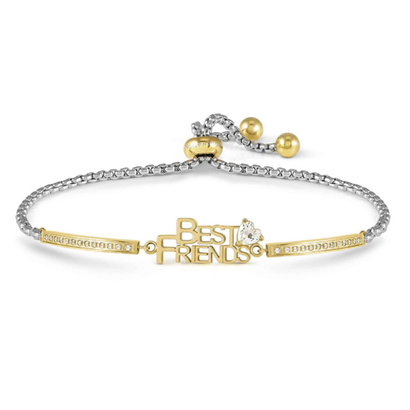 Bransoletka Nomination MILLELUCI z napisem Best friends 028027 006-stal