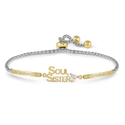Bransoletka Nomination MILLELUCI z napisem Soul sister 028027 007-stal