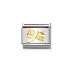Element stalowy do bransoletki Nomination Ważka ze złota 18 karat 030149 56