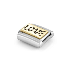 Element stalowy do bransoletki Nomination Love ze złota 18 karat 030166 70