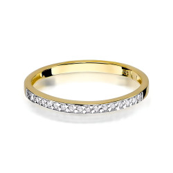 Pierścionek RINGS-0,085ct BE W0306-0,085 Miłości Au 585 BRYL