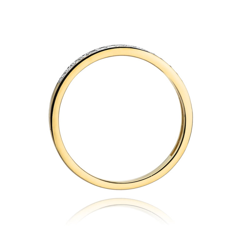 Pierścionek RINGS-0,085ct BE W0306-0,085 Miłości Au 585 BRYL