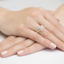 Pierścionek SWEET kw-0,50ct BE W0345 Au 585 BRYL