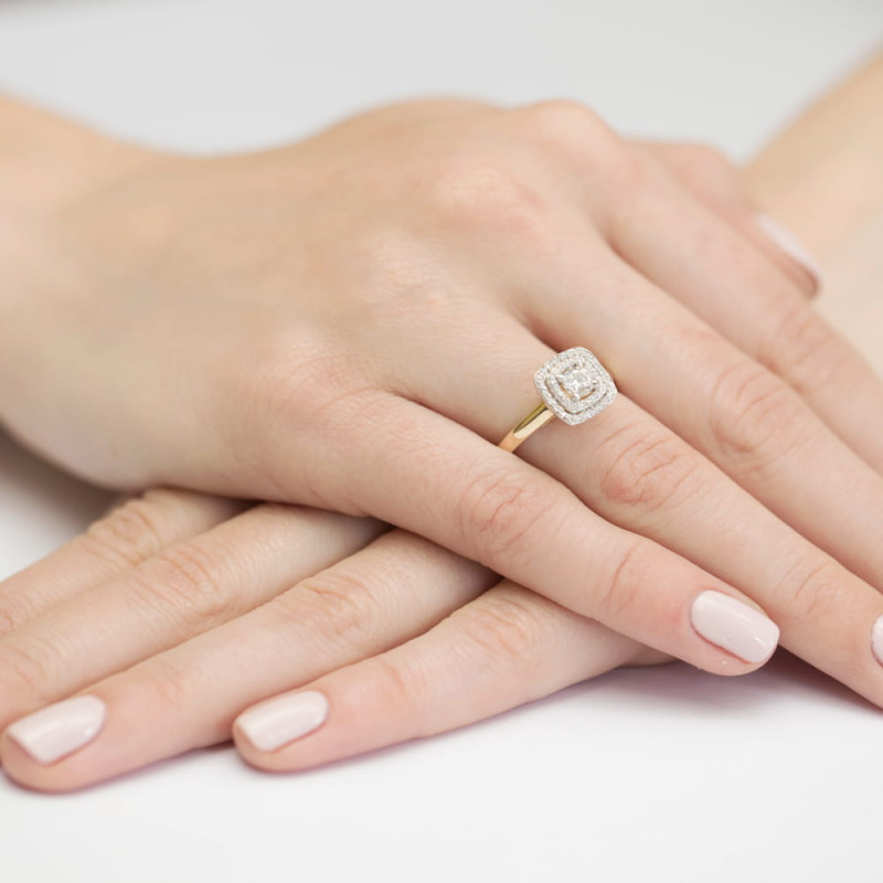 Pierścionek SWEET kw-0,50ct BE W0345 Au 585 BRYL
