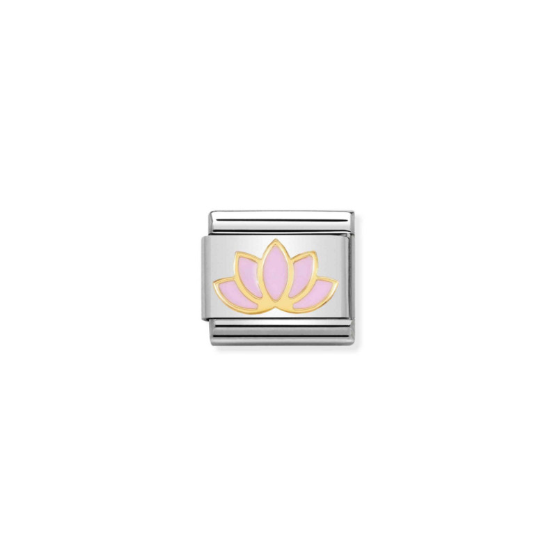 Link stalowy do bransoletki Nomination Composable Classic – Kwiat Lotosu 030278 17