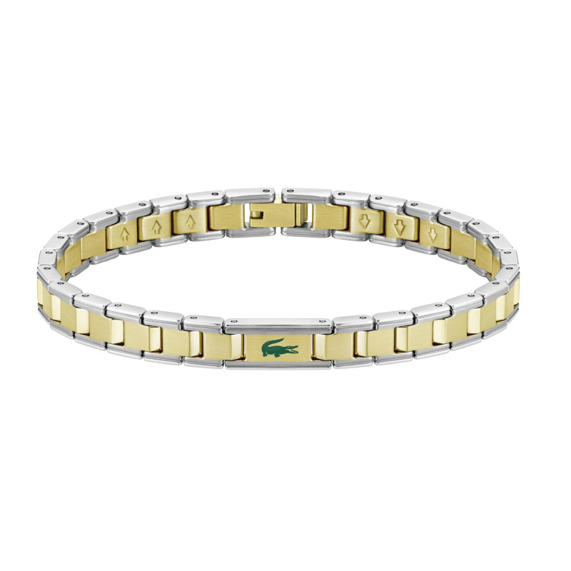 Bransoletka męska stalowa koloru złotego LACOSTE 2040586