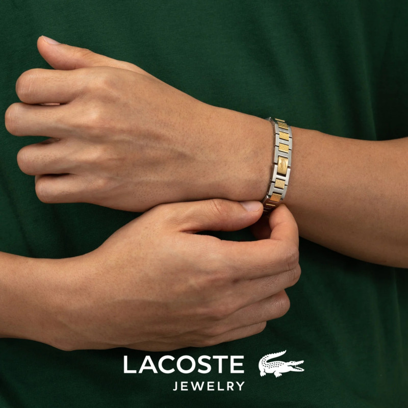 Bransoleta stalowa męska LACOSTE 2040556