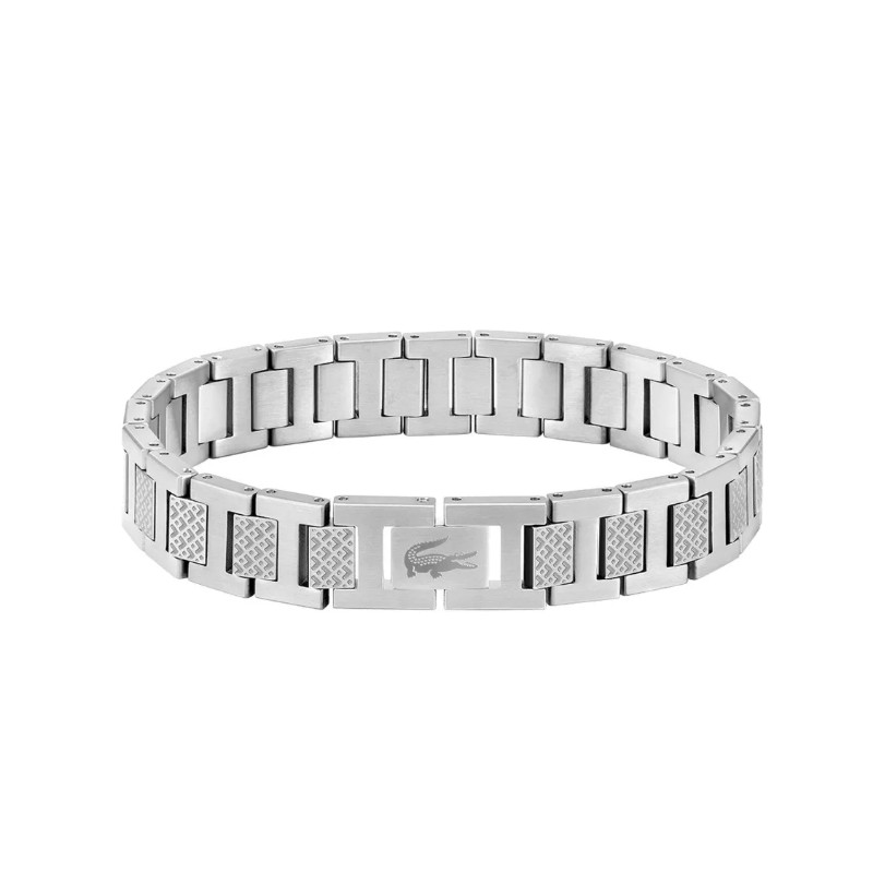 Bransoleta LACOSTE M JW 2040117 Stal