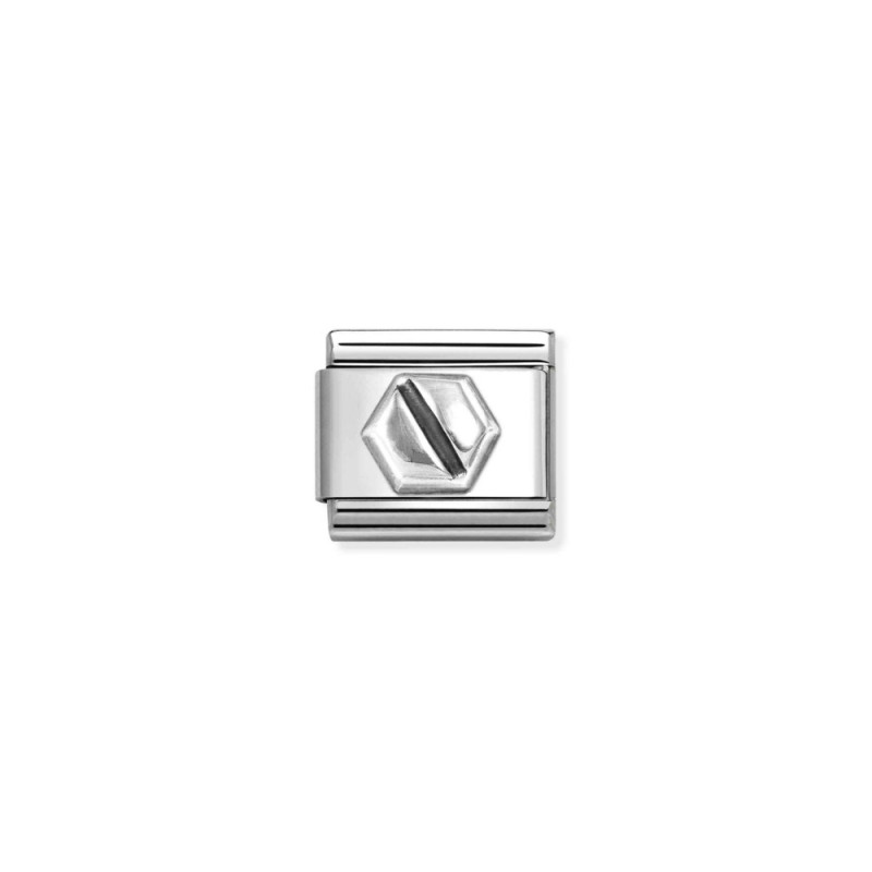 Element link do bransoletki Nomination 330101 64 stal i srebro 925