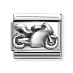 Element link do bransoletki Nomination Motor 330101 69 stal i srebro 925