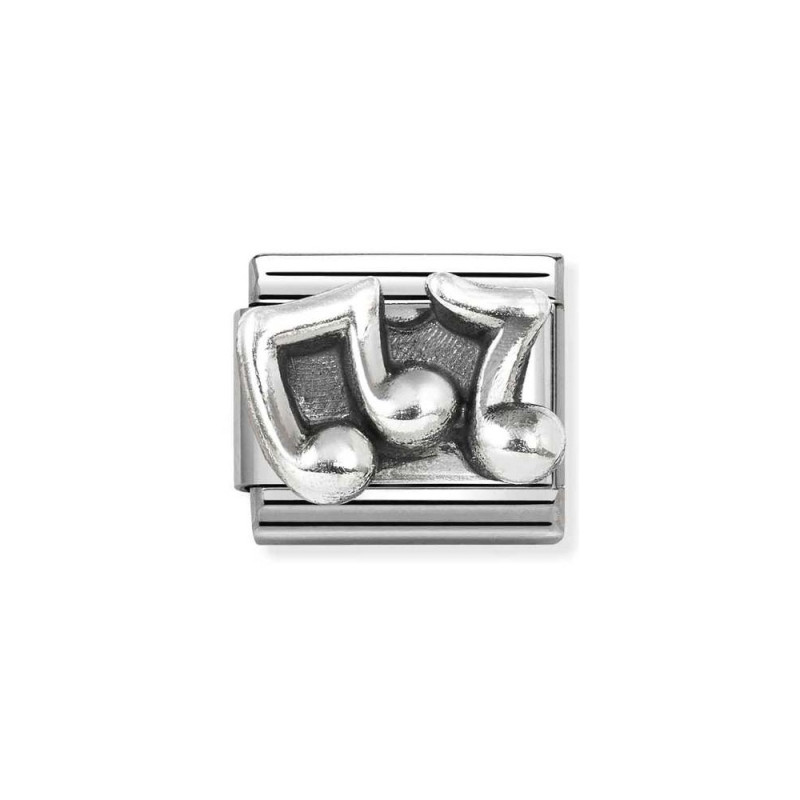 Element link do bransoletki Nomination Nuty 330101 86 stal i srebro 925