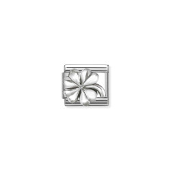 Element link do bransoletki Nomination Koniczyna 330101 96 stal i srebro 925