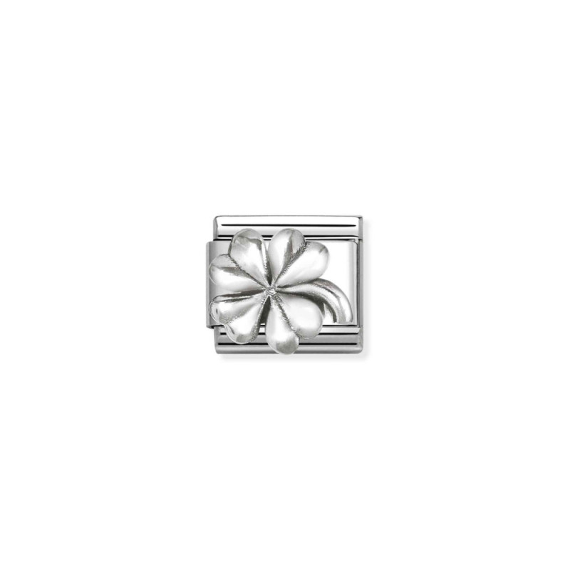 Element link do bransoletki Nomination Koniczyna 330101 96 stal i srebro 925