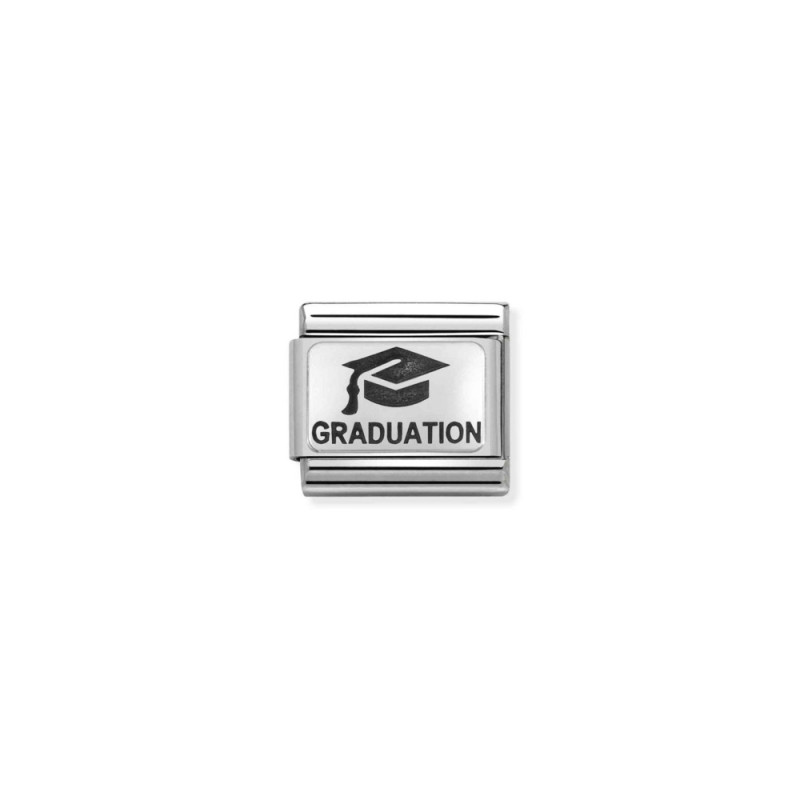Element link do bransoletki Nomination Graduation 330109 02 stal i srebro 925