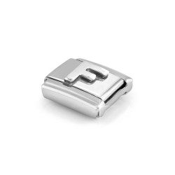 Element link do bransoletki Nomination Literka F 330113 06 stal i srebro 925