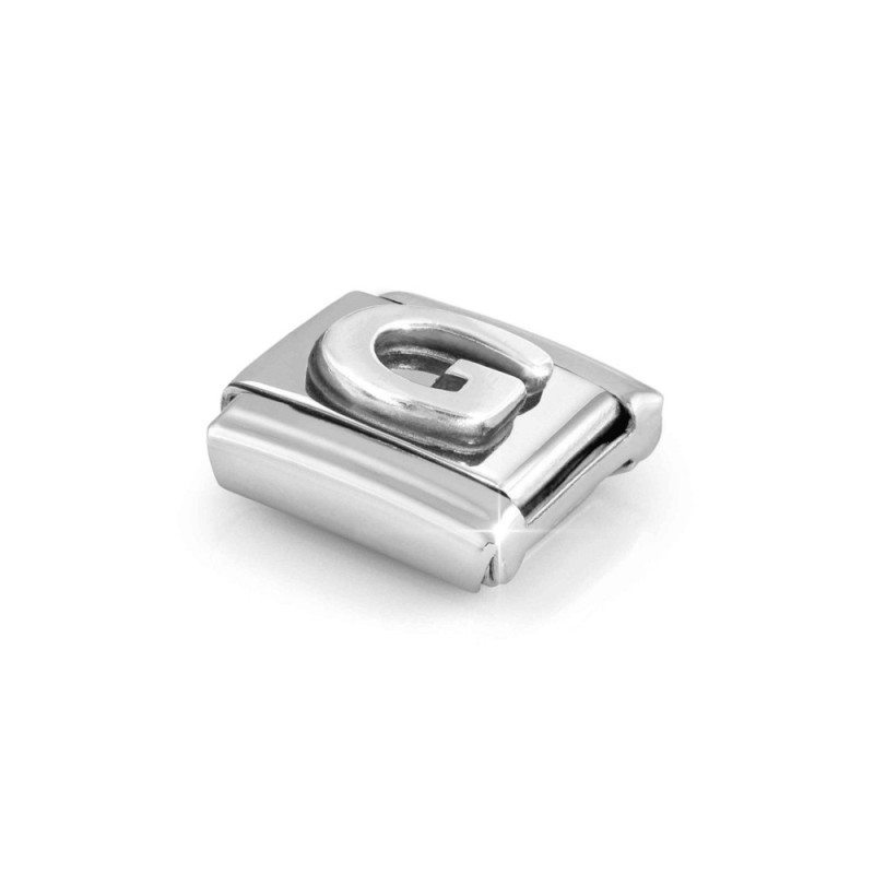 Element link do bransoletki Nomination Literka G 330113 07 stal i srebro 925