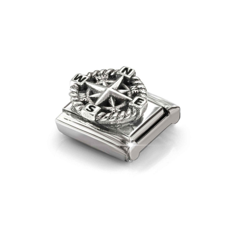 Element link do bransoletki Nomination Kompas 330114 01 stal i srebro 925
