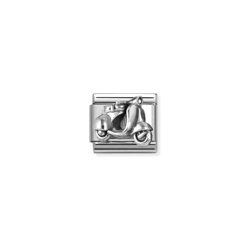 Element link do bransoletki Nomination Skuter 330114 03 stal i srebro 925