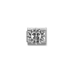Element link do bransoletki Nomination Słońce 330114 04 stal i srebro 925