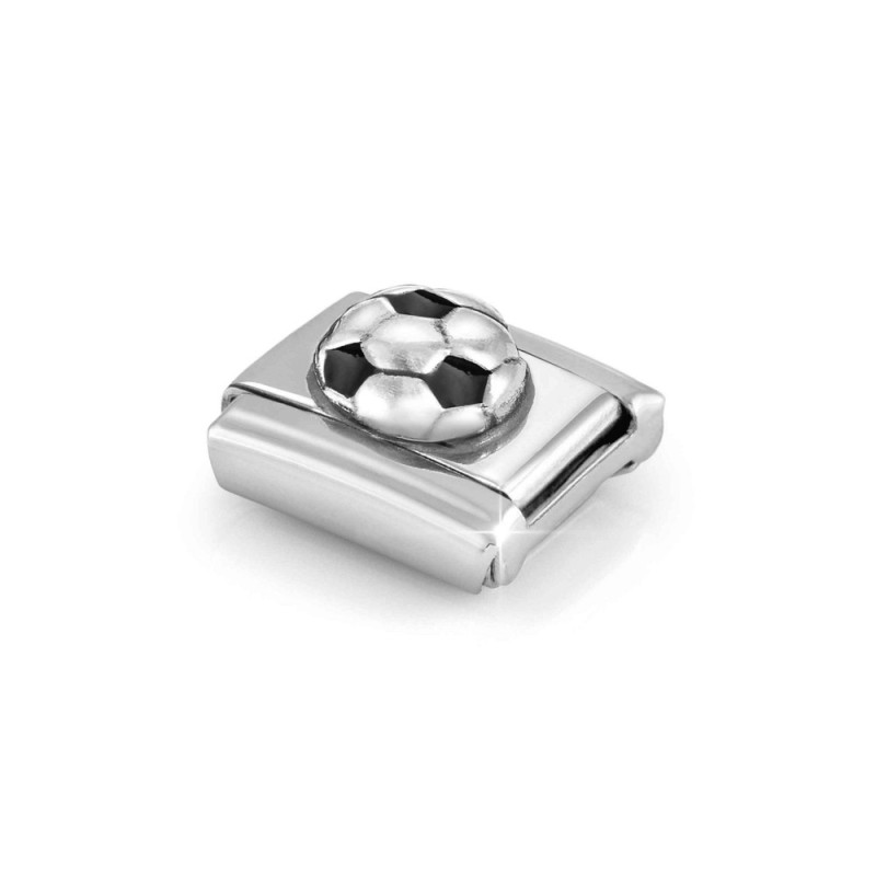 Element link do bransoletki Nomination Piłka 330204 27 stal i srebro 925