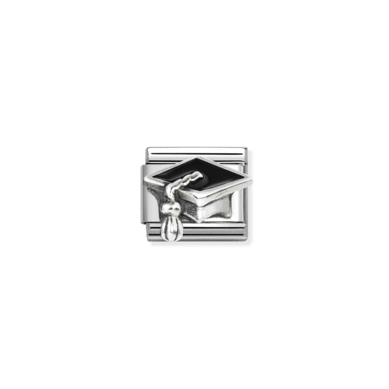 Element link do bransoletki Nomination Biret absolwenta 330204 32 stal i srebro 925