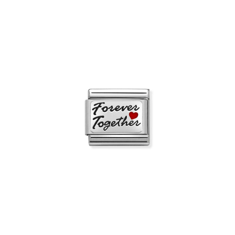 Element link do bransoletki Nomination Forever together 330208 53 stal i srebro 925
