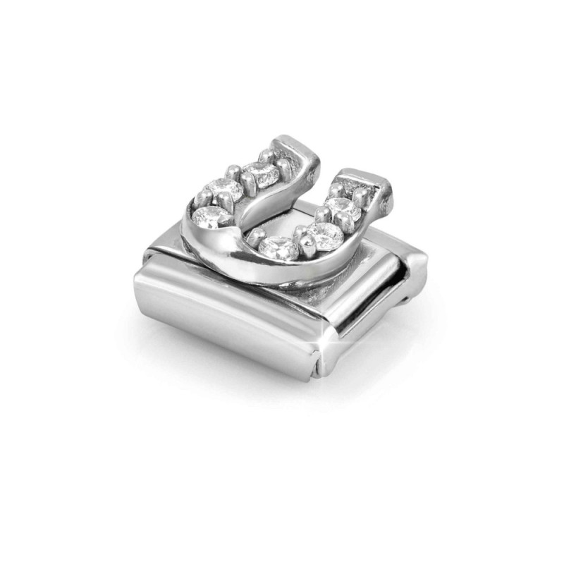 Element link do bransoletki Nomination Podkowa 330304 51 stal i srebro 925