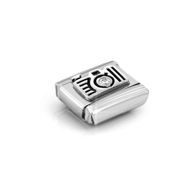 Element link do bransoletki Nomination aparat 330311 06 stal i srebro 925