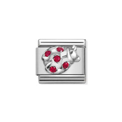 Element link do bransoletki Nomination Biedronka 330304 36 stal i srebro 925