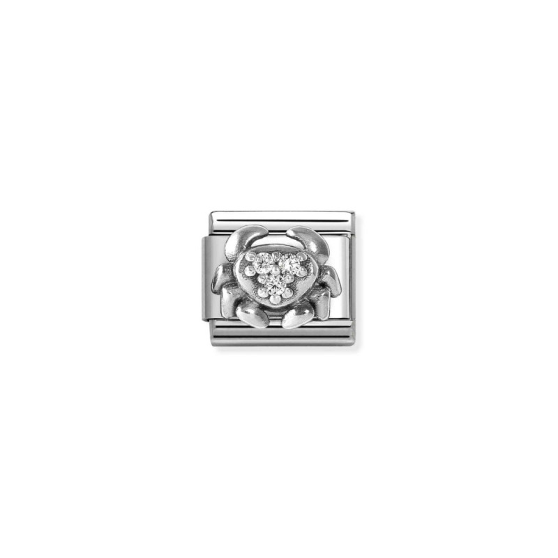 Element link do bransoletki Nomination Zodiac Rak 330326 04 stal i srebro 925