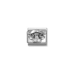 Element link do bransoletki Nomination Zodiac Waga 330326 07 stal i srebro 925