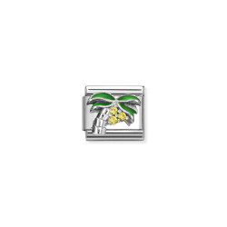 Element link do bransoletki Nomination Palma 330328 22 stal i srebro 925