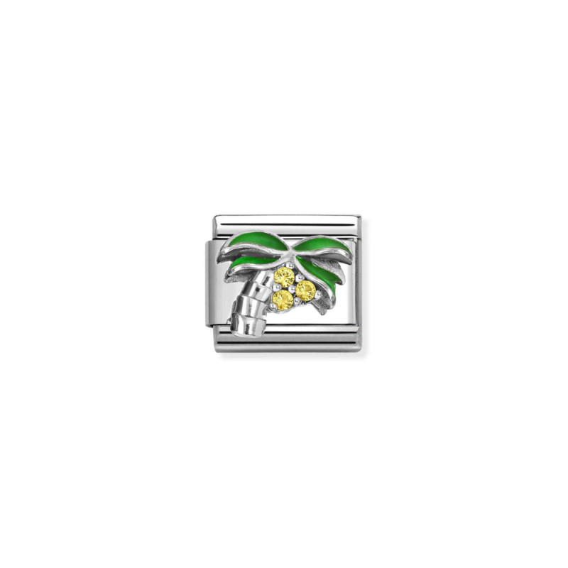 Element link do bransoletki Nomination Palma 330328 22 stal i srebro 925