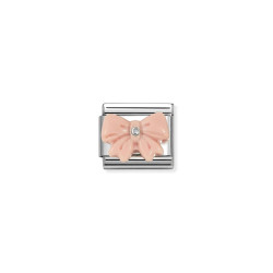 Element link do bransoletki Nomination Kokarda 330509 21 stal i srebro 925