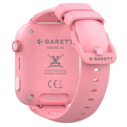 Zegarek dziecięcy Garett Kids Rel 4G różowy 5904238486535 smartwatch