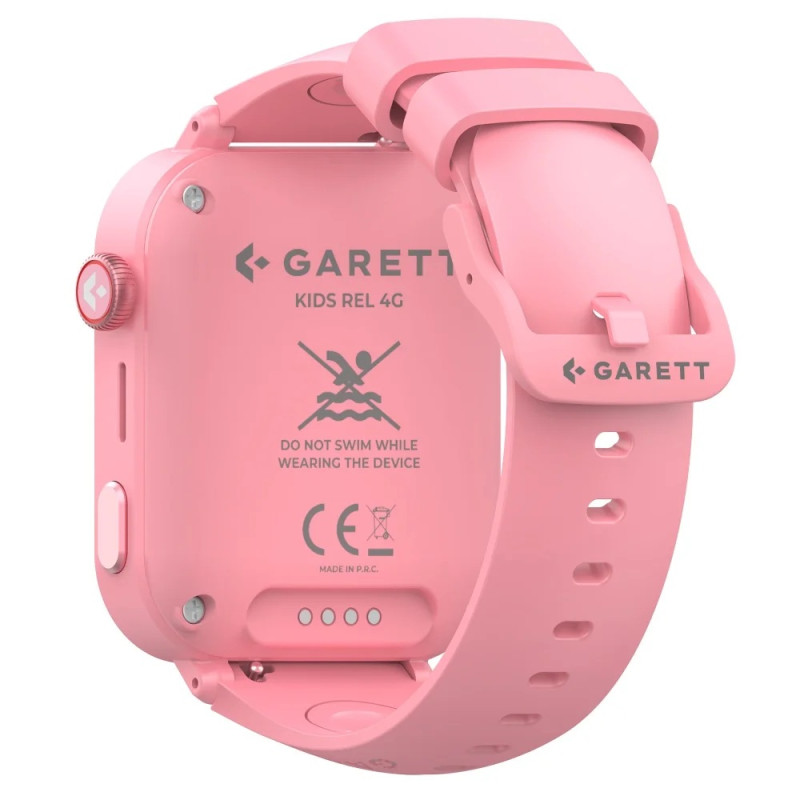Zegarek dziecięcy Garett Kids Rel 4G różowy 5904238486535 smartwatch